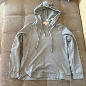 Blue hooded michael kors womens